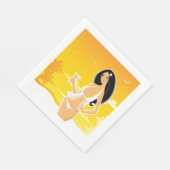 Serviettes en papier pour femme (Coin)