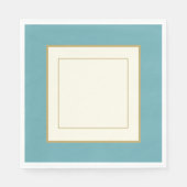 serviettes en papier pour fête, aspect porcelaine, (Devant)