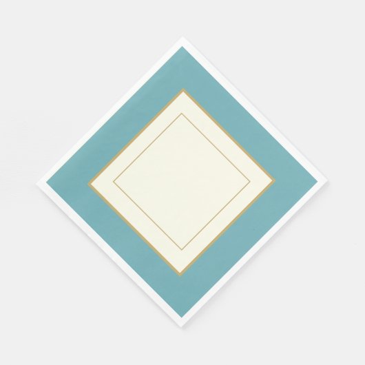 serviettes en papier pour fête, aspect porcelaine, (Coin)