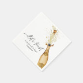 Serviettes en papier pour fête de fiançailles Let' (Coin)