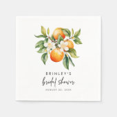 Serviettes en papier pour fête de mariage Citrus O (Devant)