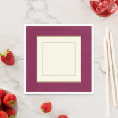 serviettes en papier pour fête thème porcelaine de (En situation)