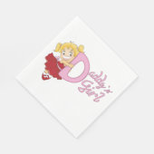 Serviettes en papier pour filles Daddys (Coin)