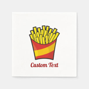 Serviettes en papier pour frites