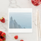 Serviettes en papier pour gratte-ciel de la ville (En situation)