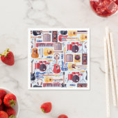 Serviettes en papier pour instruments de musique, (En situation)