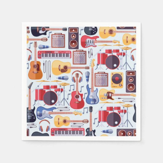 Serviettes en papier pour instruments de musique, (Devant)