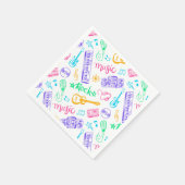 Serviettes en papier pour instruments de musique, (Coin)