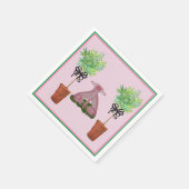 Serviettes en papier pour invités avec chien Staff (Coin)