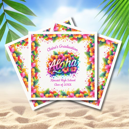 Serviettes en papier pour la fête de remise des di