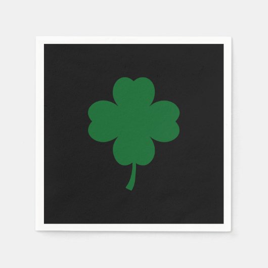 Serviettes en papier pour la Saint-Patrick (Devant)