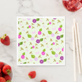 Serviettes en papier pour la table de jardin de fl (En situation)