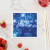 Serviettes en papier pour le Nouvel An (En situation)