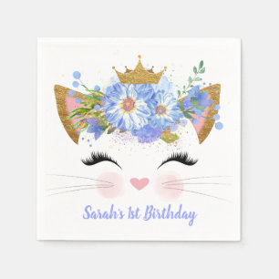Serviettes en papier pour le premier anniversaire 