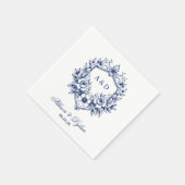 Serviettes en papier pour mariage (Coin)