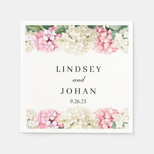 Serviettes en papier pour mariage (Devant)
