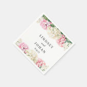 Serviettes en papier pour mariage (Coin)