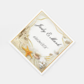 Serviettes en papier pour mariage au château de sa (Coin)