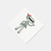 Serviettes en papier pour robot fille (Coin)