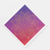 Serviettes en papier pour soirée des Mille et Une (Coin)