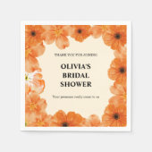 Serviettes en papier pour une garden-party automna (Devant)