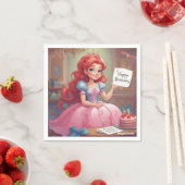 Serviettes en papier Princess (En situation)