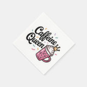 Serviettes en papier reine du café (Coin)
