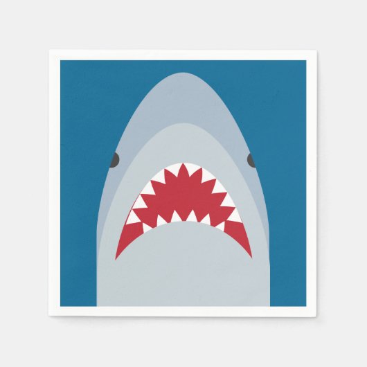 Serviettes en papier requin (Devant)