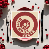 Serviettes en papier Retro