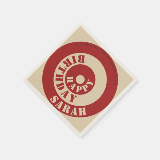 Serviettes en papier Retro (Coin)