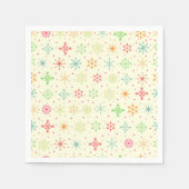 Serviettes en papier Retro Stars (Devant)