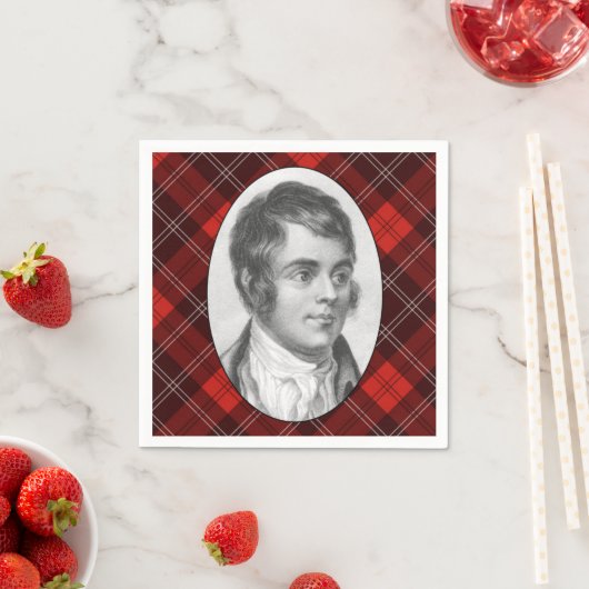 Serviettes en papier Robert Burns (En situation)