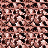 Serviettes en papier rose gold et noir élégant emb