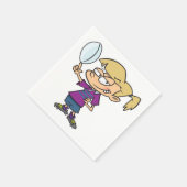 Serviettes en papier Rugby Girl (Coin)
