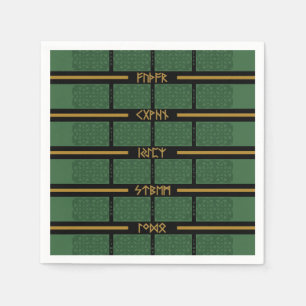 Serviettes en papier Runes celtiques 1