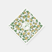 Serviettes en papier Saint-Patrick trèfle lutin (Coin)