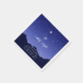 Serviettes en papier Sainte Nuit (Coin)