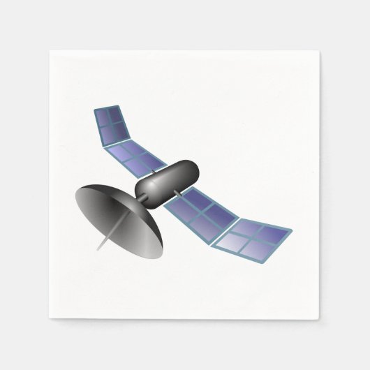 Serviettes en papier satellite (Devant)