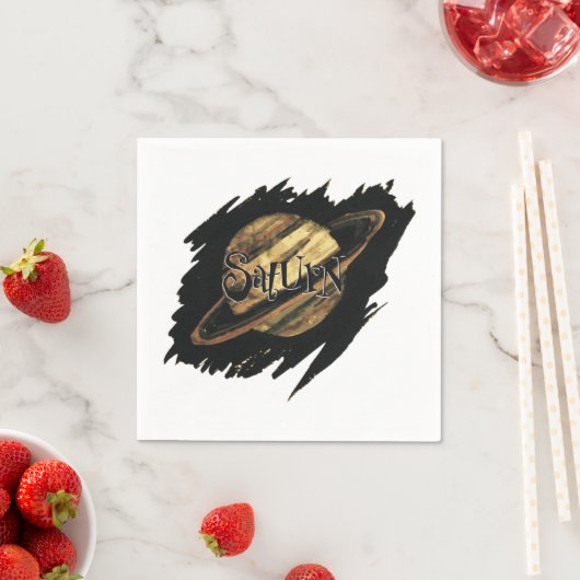 Serviettes en papier Saturn (En situation)