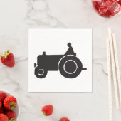 Serviettes en papier Silhouette (En situation)