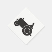 Serviettes en papier Silhouette (Coin)
