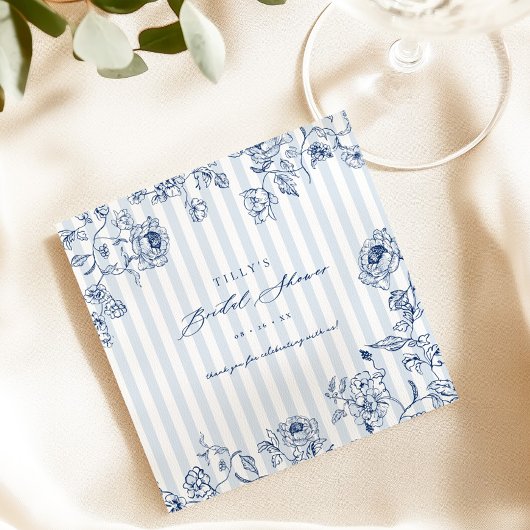 Serviettes en papier Something Blue pour enterreme