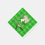 Serviettes en papier standard pour cocktail IRISH (Coin)