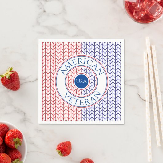 Serviettes en papier standard pour cocktails AMÉRI (En situation)