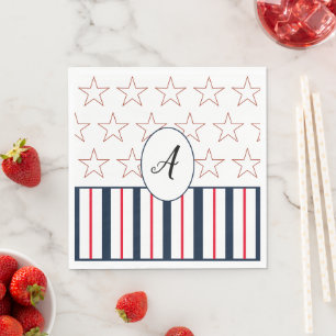 Serviettes en papier Stars and Stripes