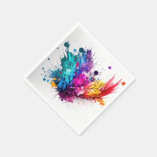 Serviettes en papier style unique (Coin)