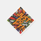 Serviettes en papier style unique (Coin)