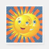 Serviettes en papier Sun Moon Stars (Devant)