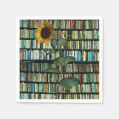 Serviettes en papier Sunflower Books (Devant)