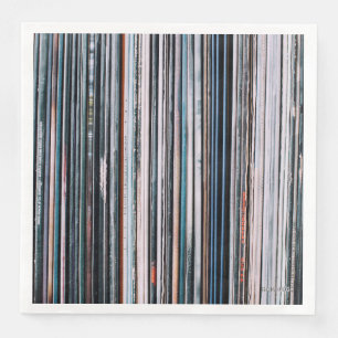 Serviettes en papier sur le thème d'album musical 
